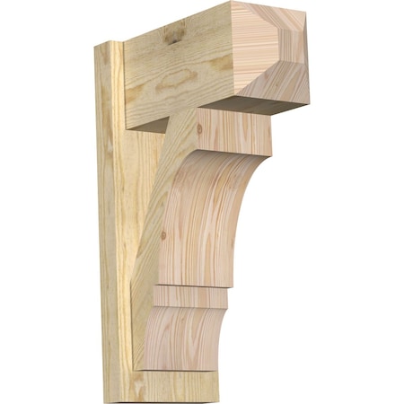 Ekena Millwork Balboa Craftsman Rough Sawn Outlooker, Douglas Fir, 8"W x 16"D x 24"H OUT08X16X24BOA04RDF